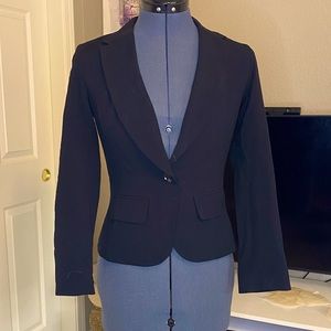 Black suit blazer